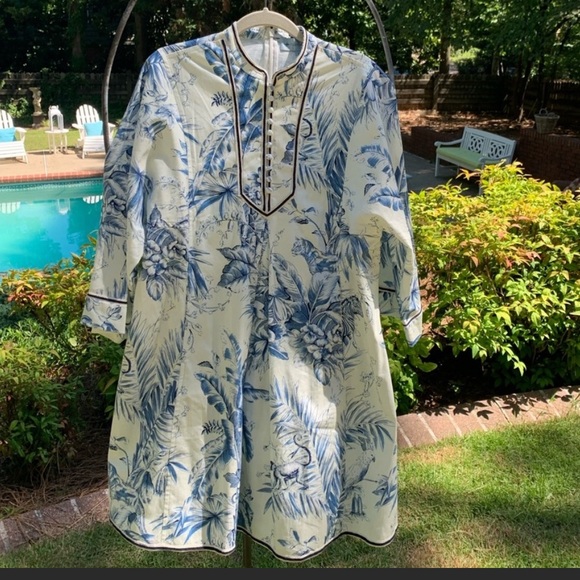 Tuckernuck new Safari Animal Toile Dress - Picture 6 of 14